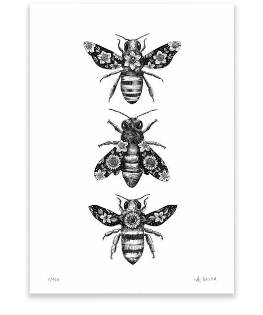 "Bee" art print