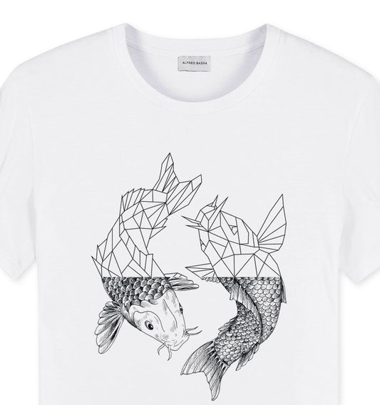 Koi Geometry man t-shirt