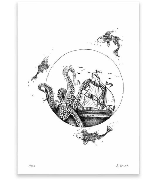 Kunstdruck „Aquarium“.