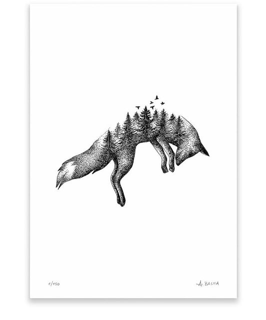 "Jump" art print