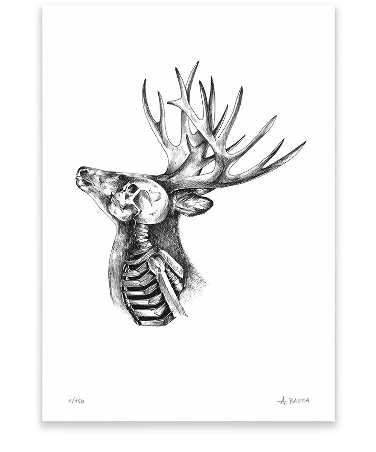 "Deer" Human Soul art print