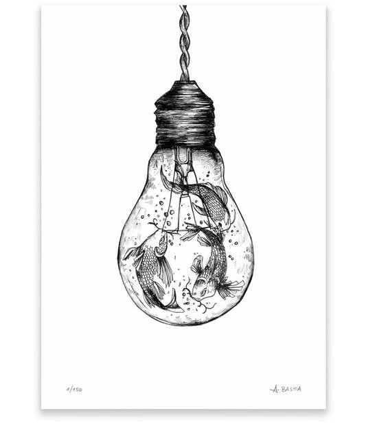 "Lamp" art print