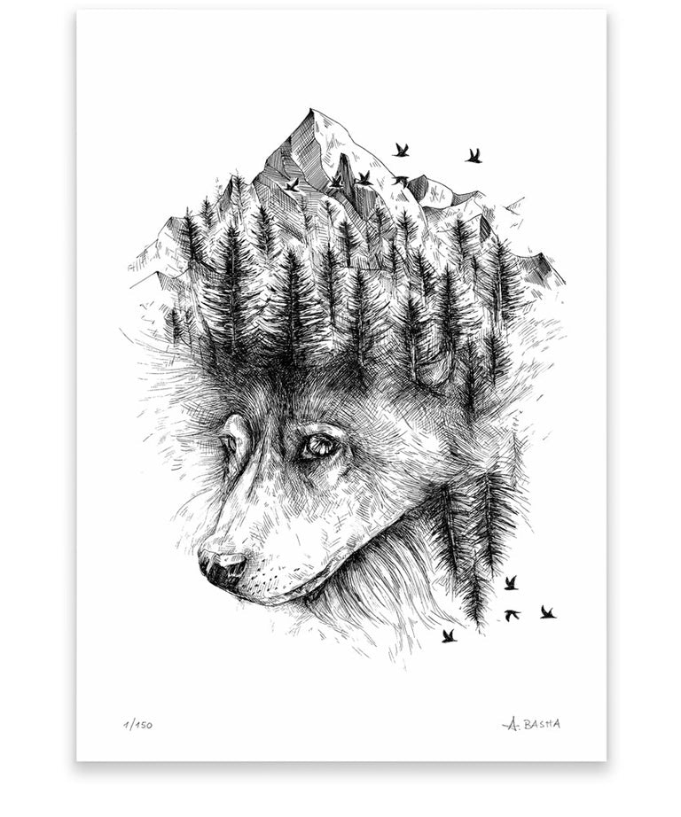 "Wolf" art print