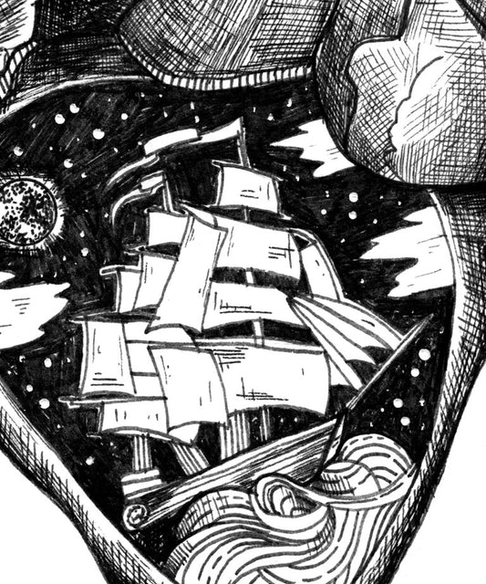 "Heart Inside" art print