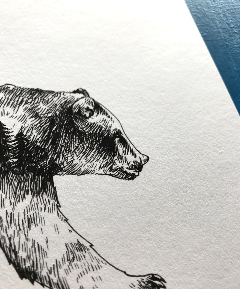 "Bear" art print