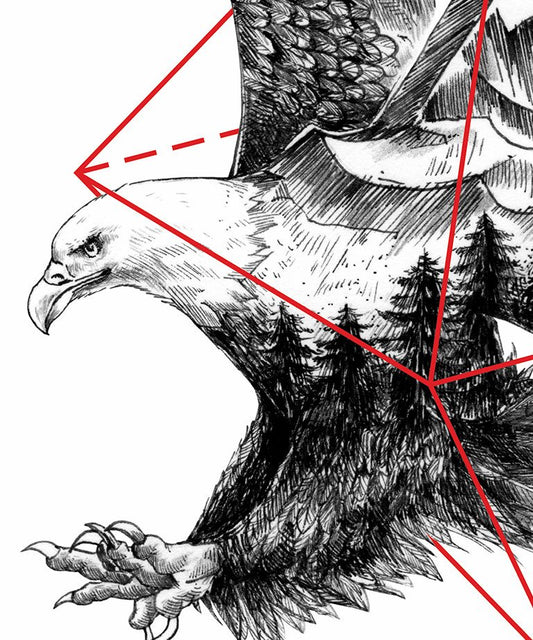 "Eagle" Geometry series art print