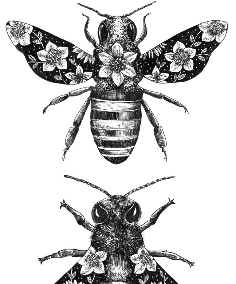 "Bee" art print