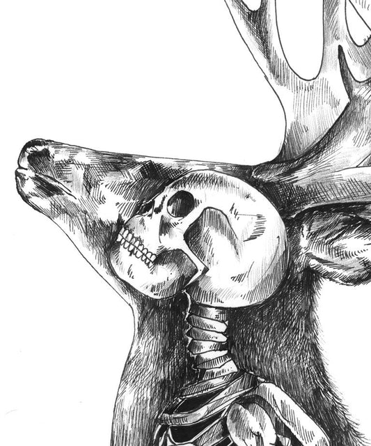"Deer" Human Soul art print