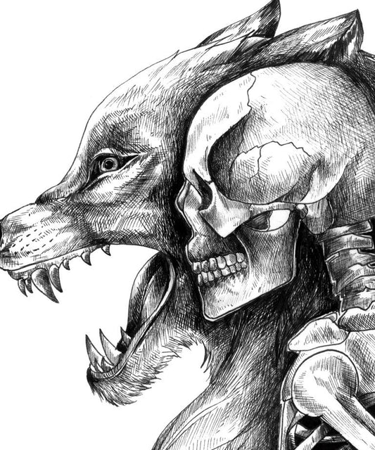 "Wolf" Human Soul art print