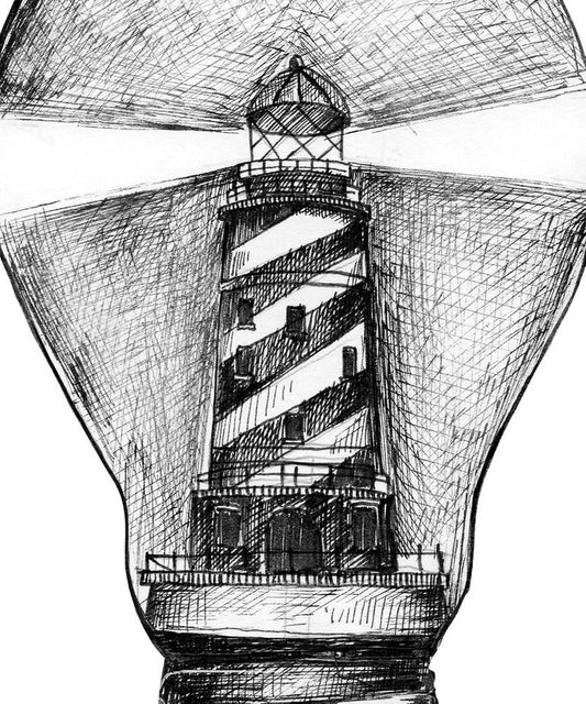 "Lighthouse" art print
