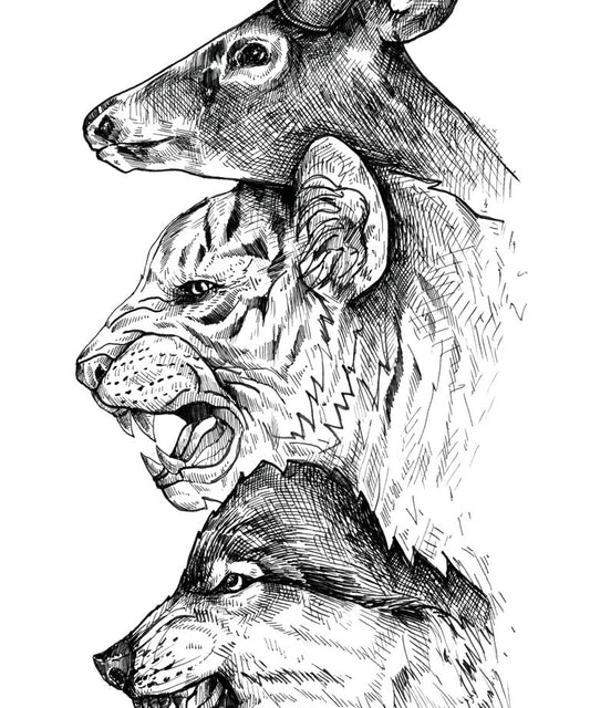 "Animal Totem" art print