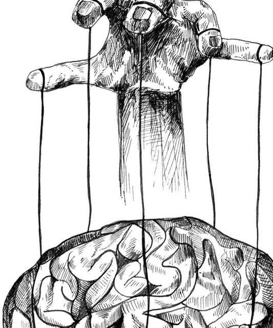 "Brain and Heart" art print