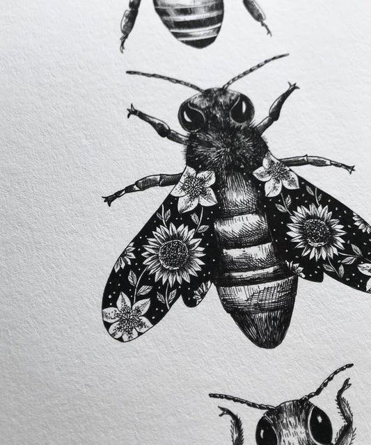 "Bee" art print