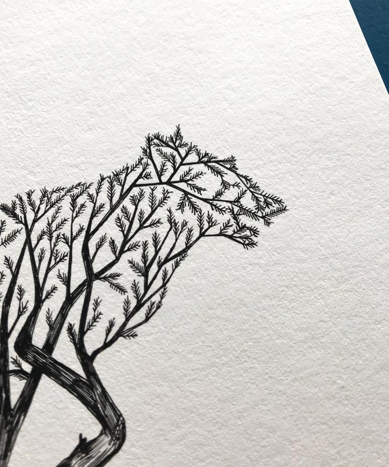 "Wolf tree" art print