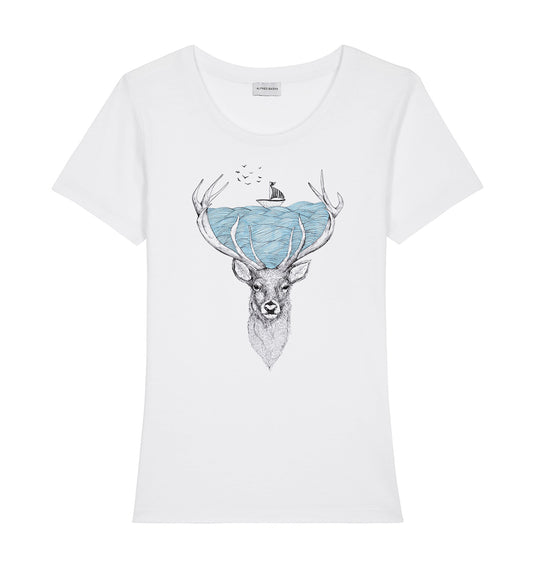 Water Deer woman t-shirt