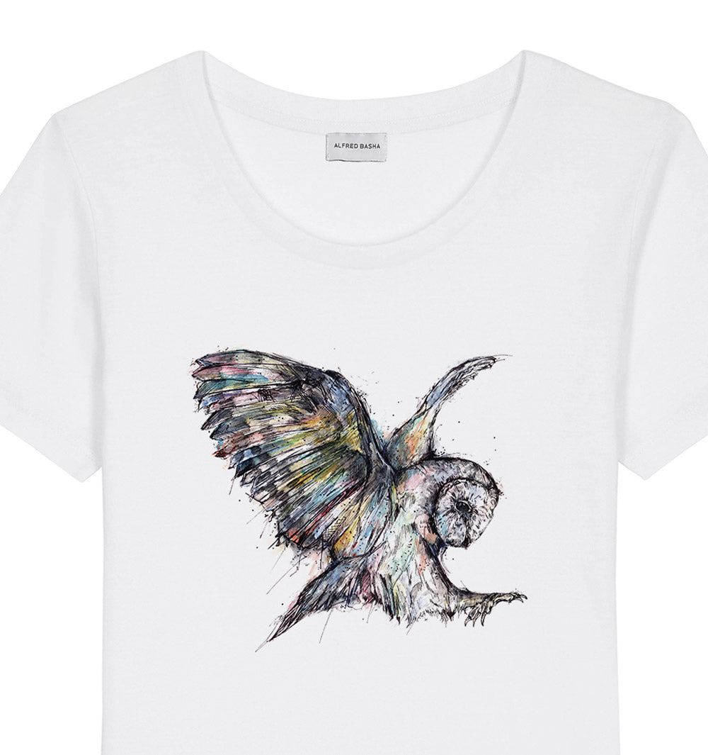 Barn Owl woman t-shirt