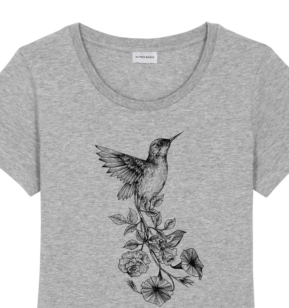 Flower Bird woman t-shirt