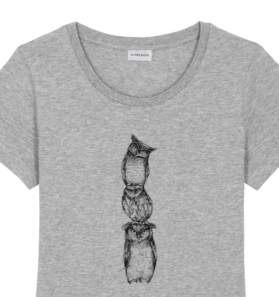 Owls Totem woman t-shirt