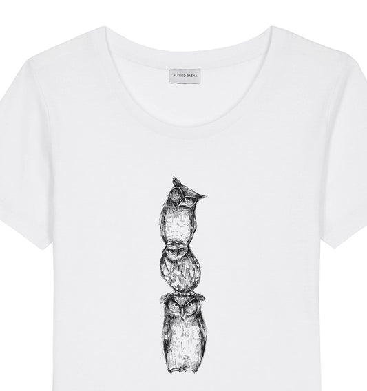 Owls Totem woman t-shirt