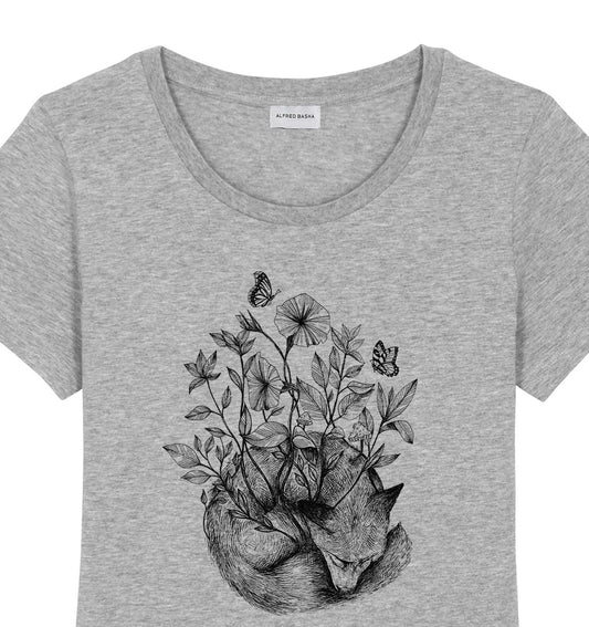 Sleeping Fox woman t-shirt