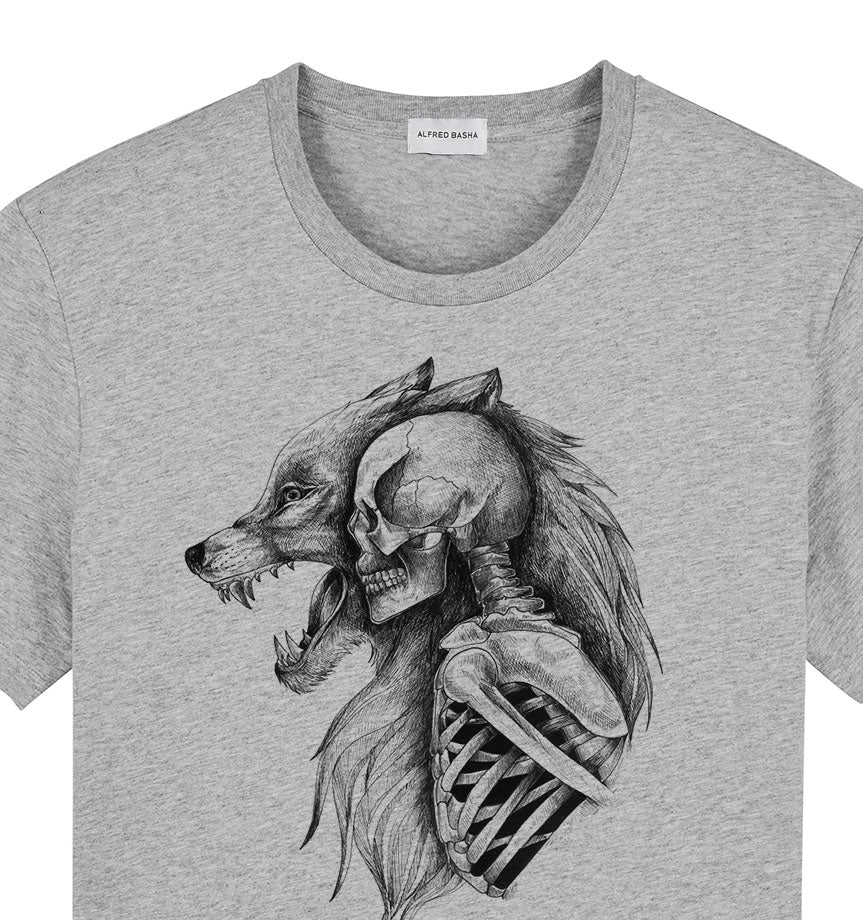 Wolf Skull man t-shirt