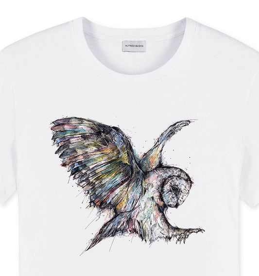 Barn Owl man t-shirt