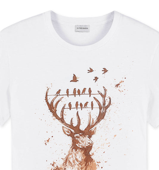 Coffee Deer man t-shirt