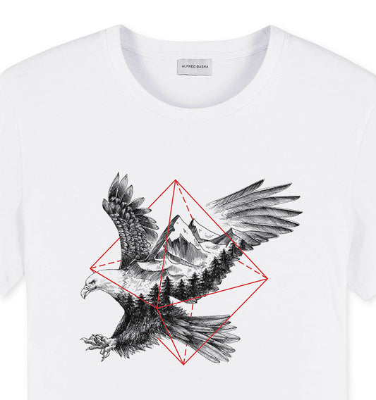 Geometry Eagle man t-shirt