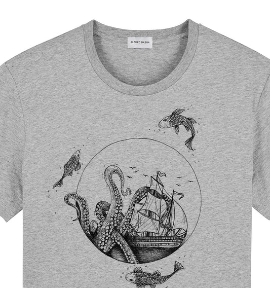 Koi Aquarium man t-shirt
