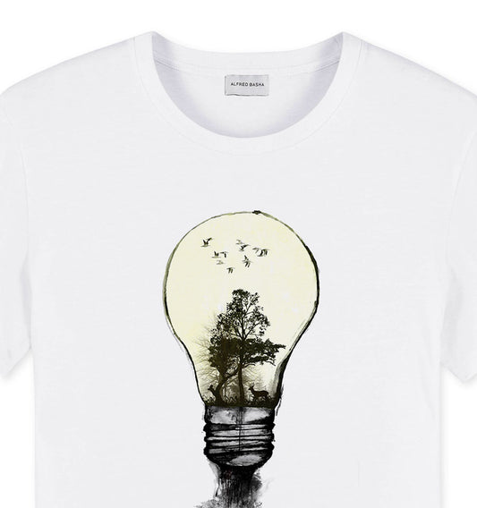 Life Lamp man t-shirt