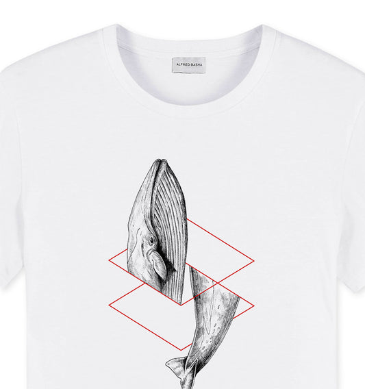 Geometry Whale man t-shirt