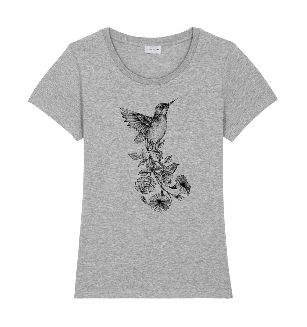 Flower Bird woman t-shirt