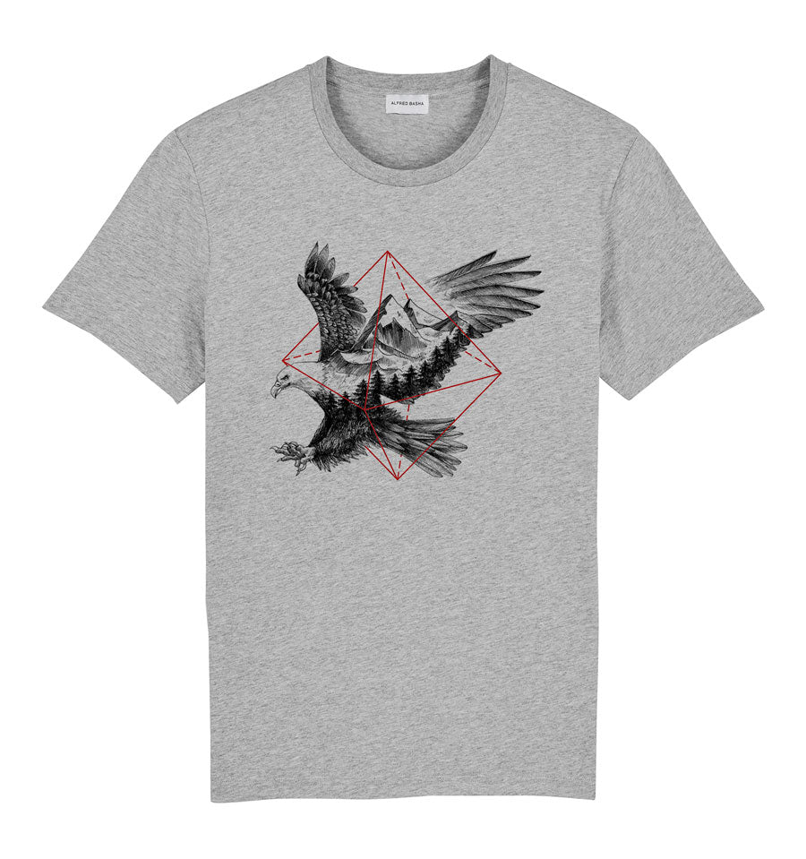 Geometry Eagle man t-shirt