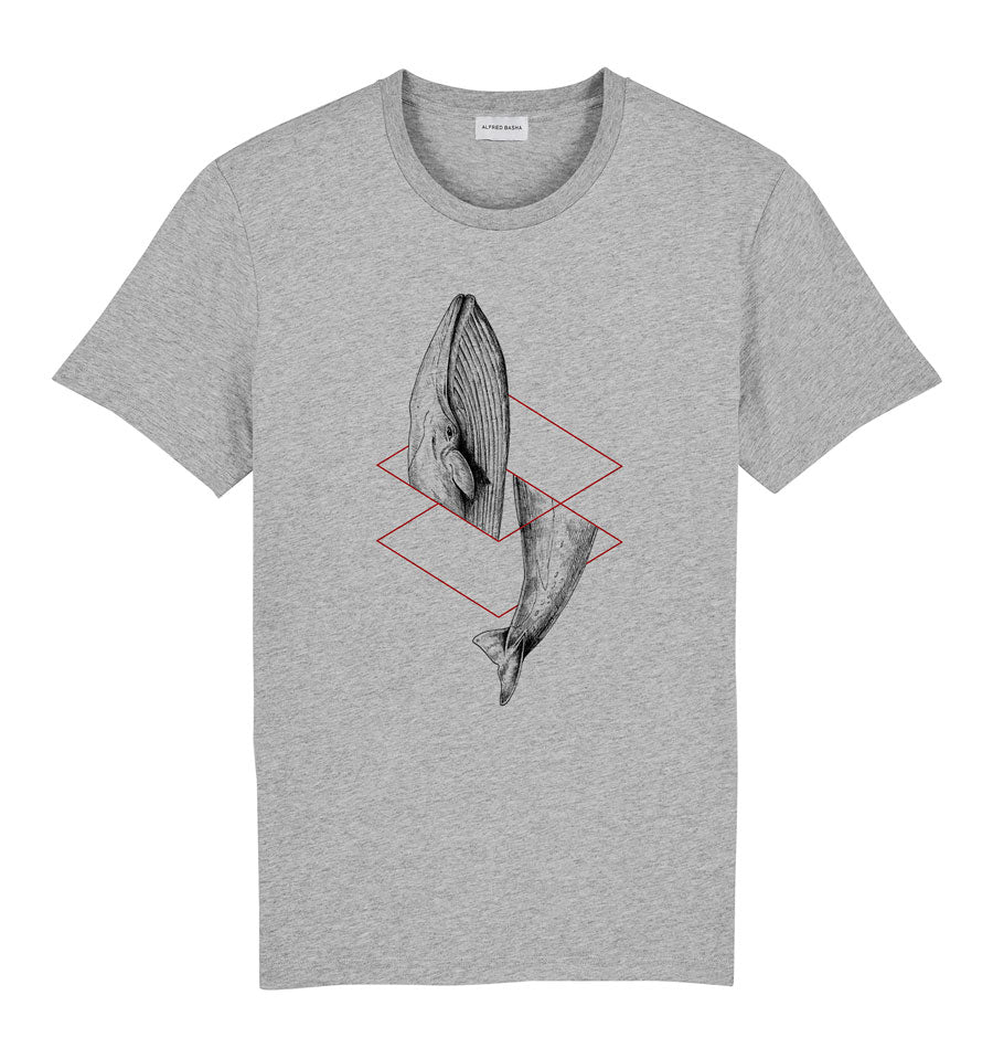 Geometry Whale man t-shirt