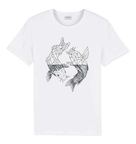 Koi Geometry man t-shirt