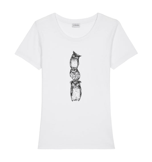 Owls Totem woman t-shirt