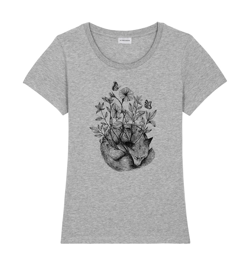 Sleeping Fox woman t-shirt