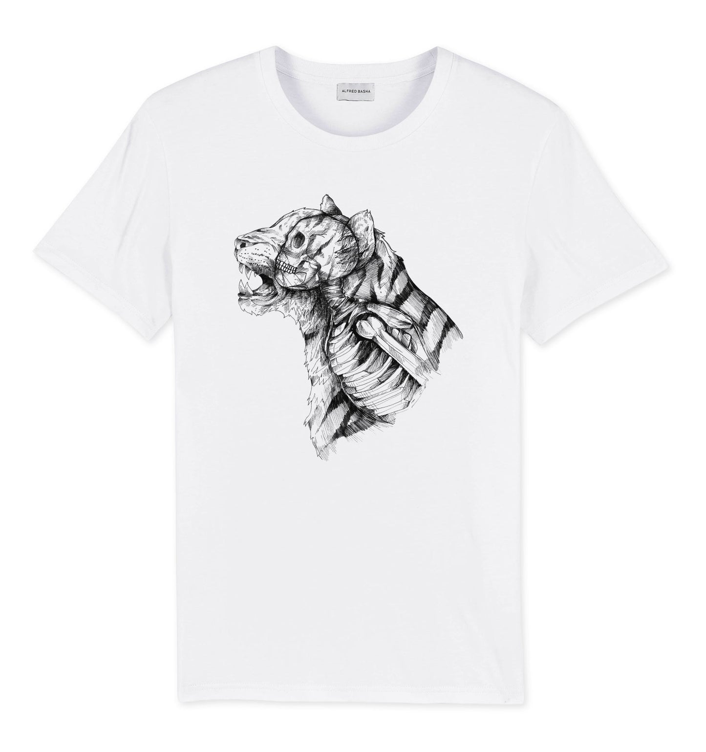 Tiger Skull man t-shirt