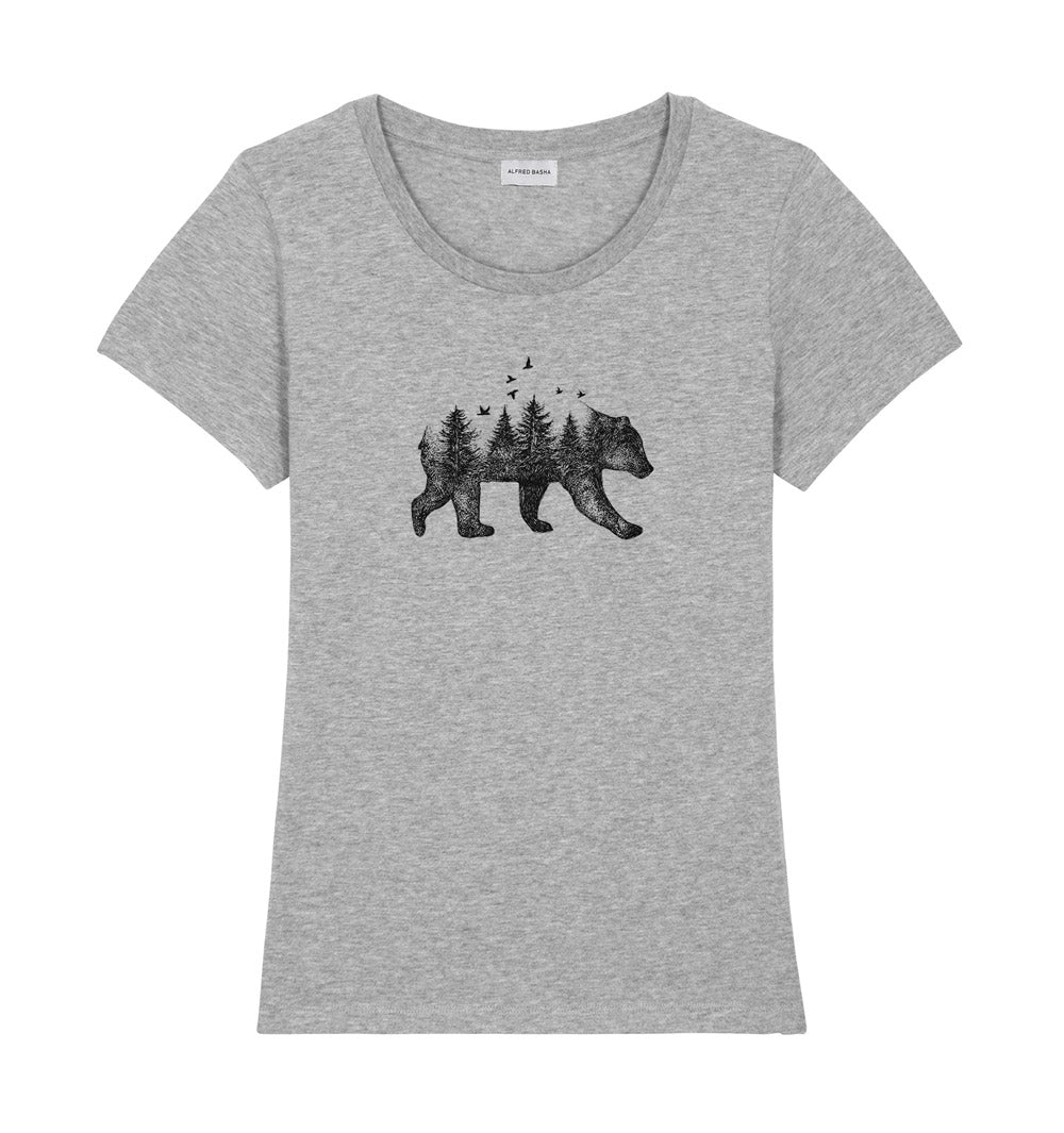Wild Bear woman t-shirt